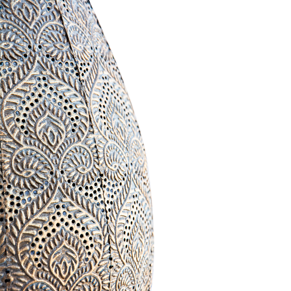 LAMPARA COLGANTE MARRUECOS N°34 24X40CM ORO